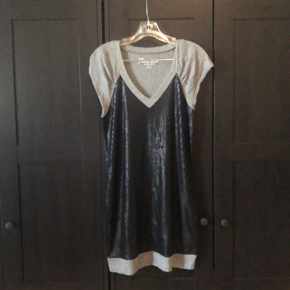 Sequined mini dress or tunic